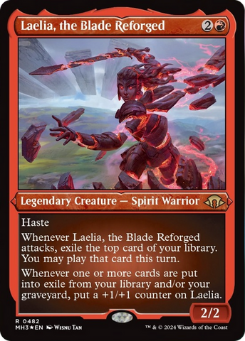 Laelia, the Blade Reforged (Foil Etched) [Modern Horizons 3]