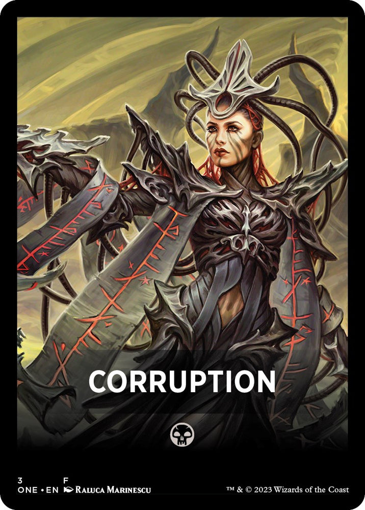 Corruption Theme Card [Phyrexia: All Will Be One Tokens]