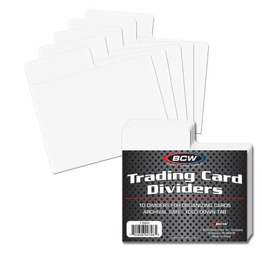 Trading Card Dividers - Horizontal