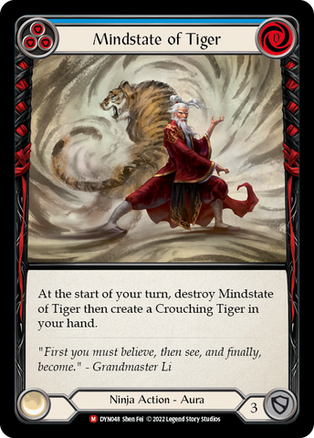 Mindstate of Tiger [DYN048] (Dynasty)  Rainbow Foil