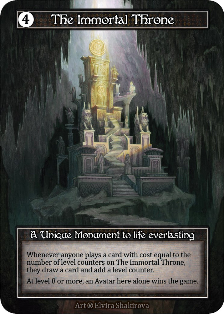 The Immortal Throne (Foil) [Beta]