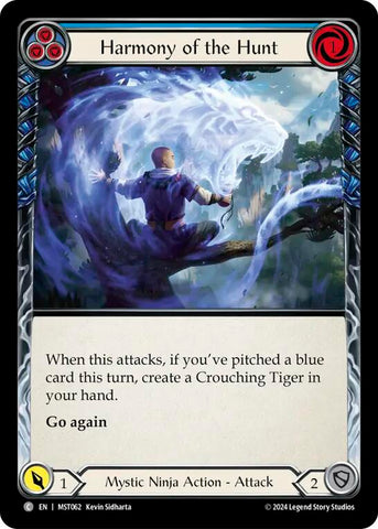 Harmony of the Hunt (Blue) [MST062] (Part the Mistveil)  Rainbow Foil