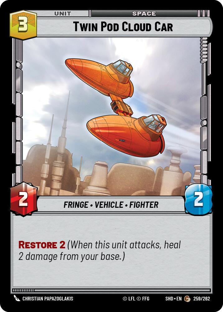 Twin Pod Cloud Car (259/262) [Shadows of the Galaxy]