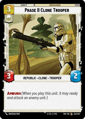 Phase II Clone Trooper (242/257) [Twilight of the Republic]