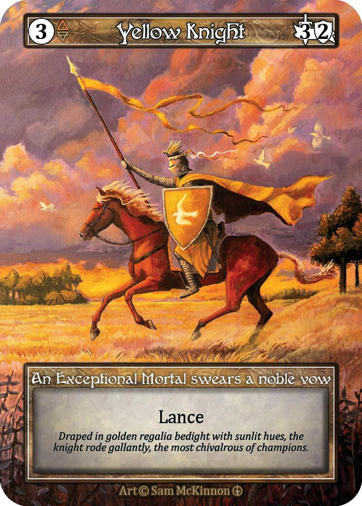 Yellow Knight (Foil) [Arthurian Legends]