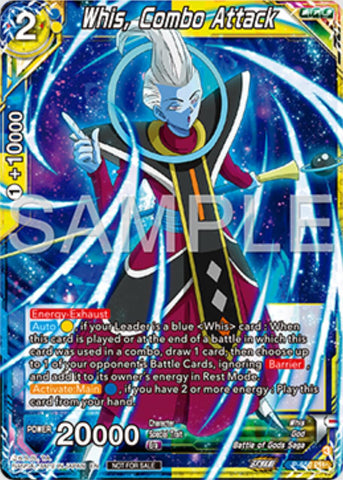 Whis, Combo Attack (P-656) [Tournament Promotion Cards]