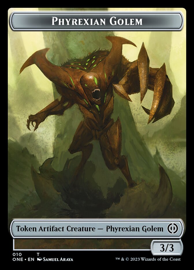 Phyrexian Golem Token [Phyrexia: All Will Be One Tokens]