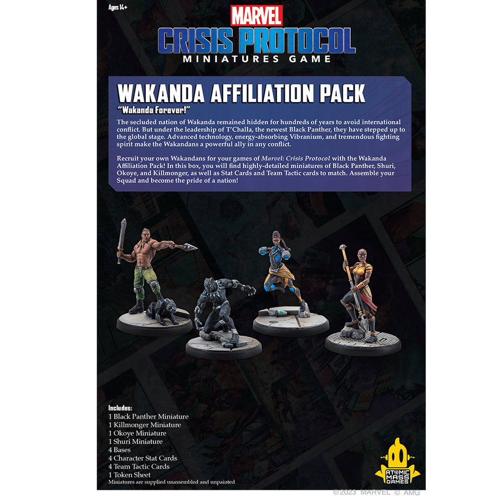 Crisis Protocol Wakanda Affiliation Pack