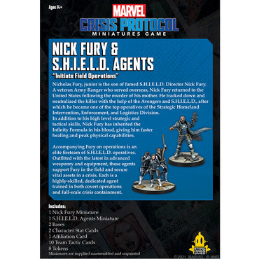 Crisis Protocol Nick Fury & SHIELD Agents