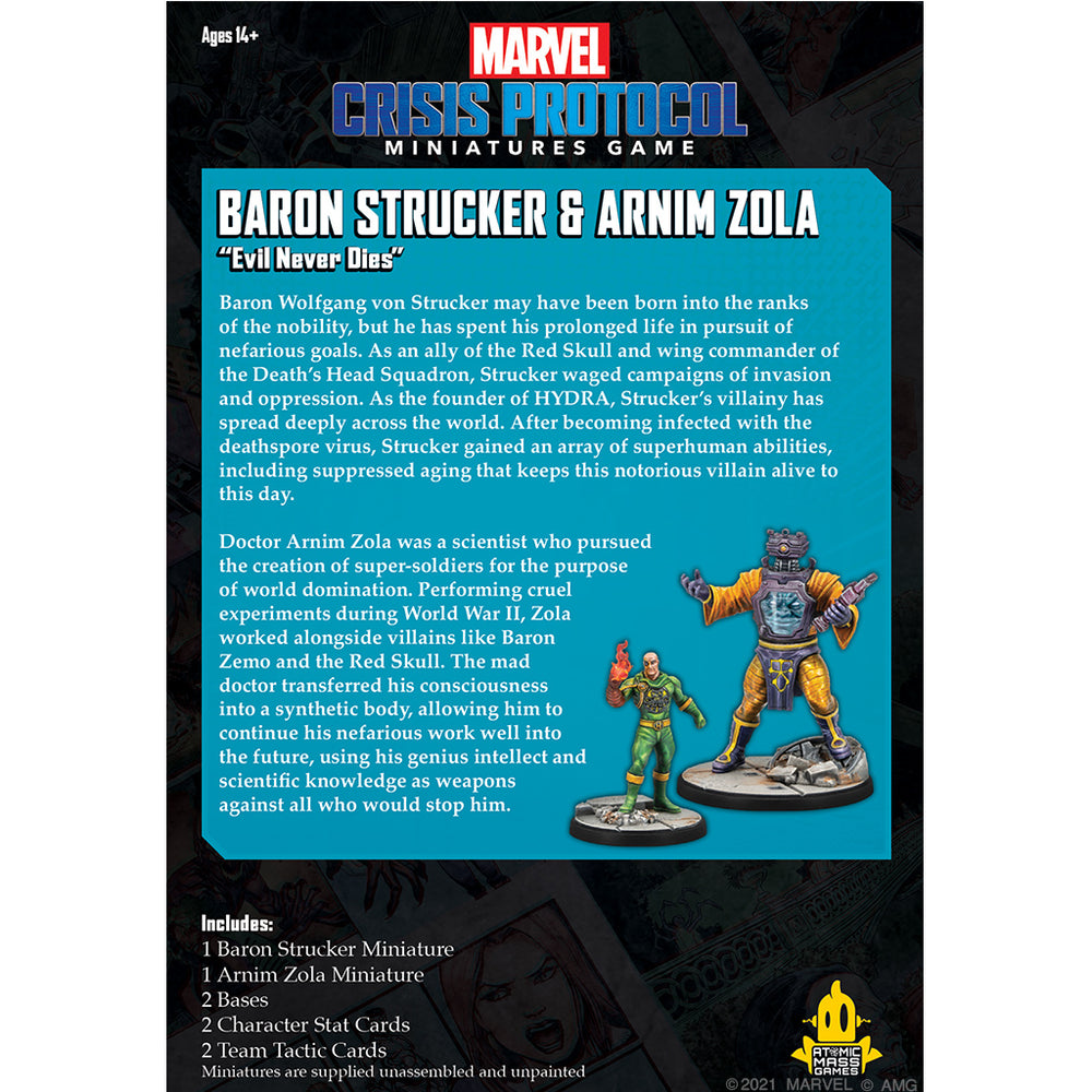 Crisis Protocol Baron Strucker & Arnim Zola Expansion