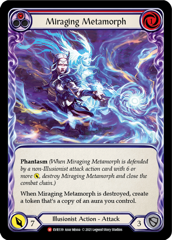 Miraging Metamorph [EVR139] (Everfest)  1st Edition Rainbow Foil