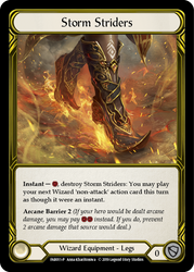 Storm Striders [FAB011-P] (Promo)  1st Edition Cold Foil - Golden