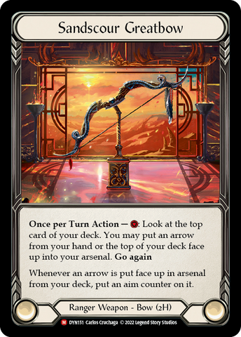 Sandscour Greatbow [DYN151] (Dynasty)  Rainbow Foil