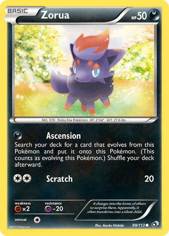 Zorua (89/113) [Black & White: Legendary Treasures]