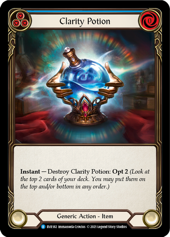 Clarity Potion [EVR182] (Everfest)  1st Edition Cold Foil