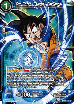 Son Goten, Calamity Challenger (BT14-042) [Cross Spirits]