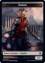 Zombie // Satyr Double-sided Token [Theros Beyond Death Tokens]