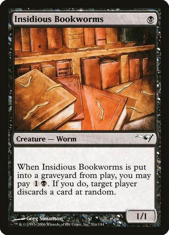 Insidious Bookworms [Coldsnap Theme Decks]