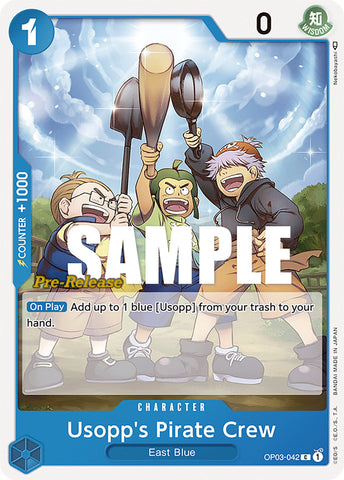 Usopp's Pirate Crew [Pillars of Strength Pre-Release Cards]