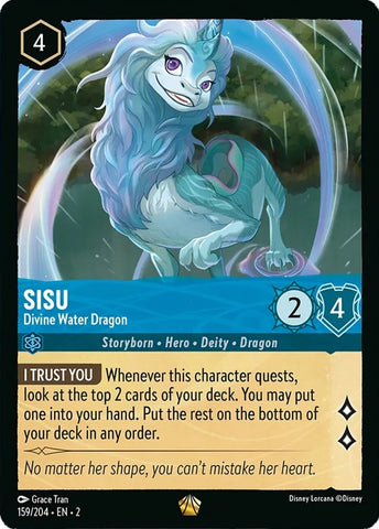 Sisu - Divine Water Dragon (159/204) [Rise of the Floodborn]