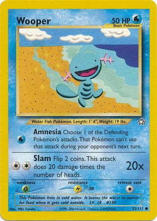 Wooper (82/111) [Neo Genesis Unlimited]