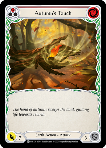 Autumn's Touch (Red) [ELE128] (Tales of Aria)  1st Edition Rainbow Foil