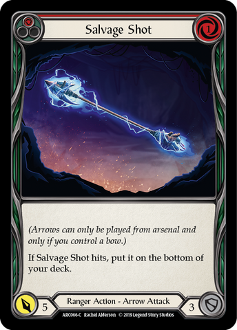 Salvage Shot (Red) [ARC066-C] (Arcane Rising)  1st Edition Normal