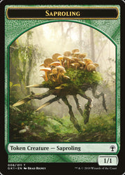 Wurm // Saproling Double-sided Token [Guilds of Ravnica Guild Kit Tokens]