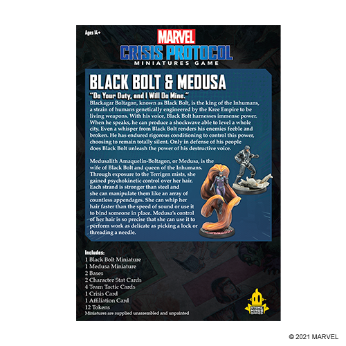 Crisis Protocol Black Bolt & Medusa Expansion