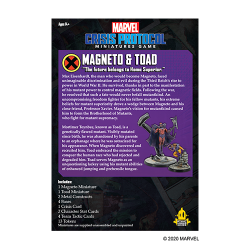 Crisis Protocol Magneto & Toad Expansion