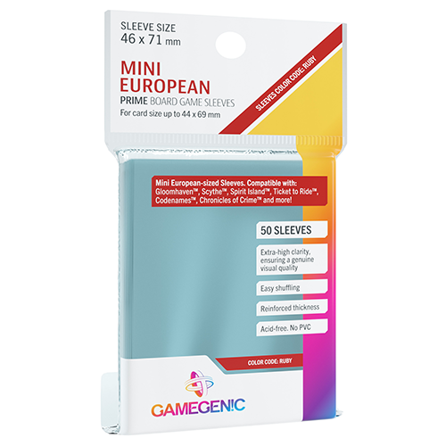 Gamegenic Mini European PRIME Sleeves (46 x 71 mm)