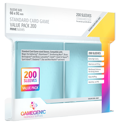 Gamegenic PRIME Standard Card Game Value Pack (66 x 91 mm)