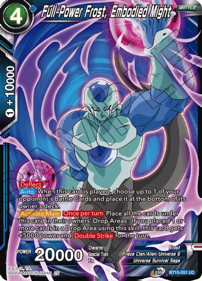 Full-Power Frost, Embodied Might (BT15-051) [Saiyan Showdown]