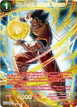 Son Gohan, Ultimate Essence (SPR) (BT14-007) [Cross Spirits]