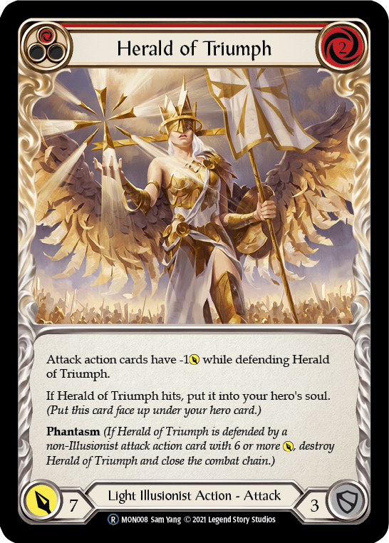 Herald of Triumph (Red) [U-MON008] (Monarch Unlimited)  Unlimited Normal