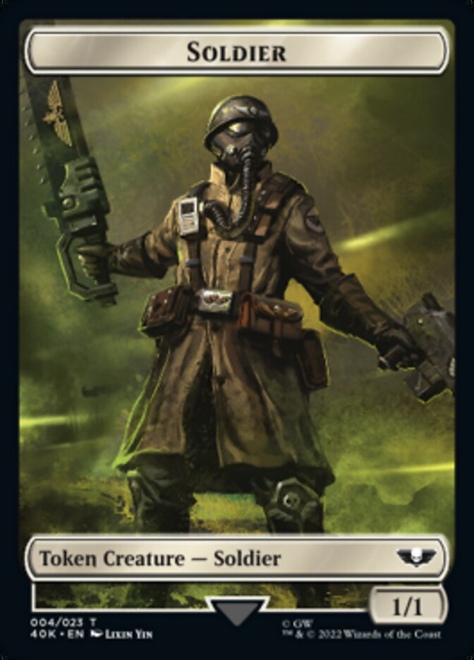 Soldier (004) // Vanguard Suppressor Double-sided Token [Universes Beyond: Warhammer 40,000 Tokens]